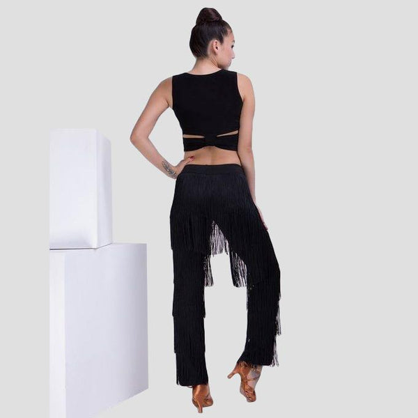 Dance with me  fringe Pants – Mixed Emotions Boutique