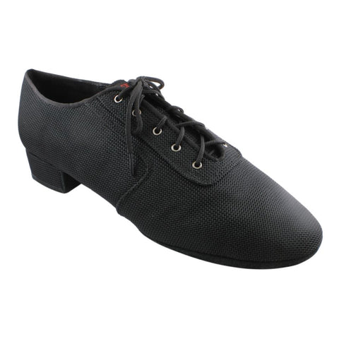 Men's Smooth Dance Shoes, 1109 Oxford Flexi M, Black Patent Leather