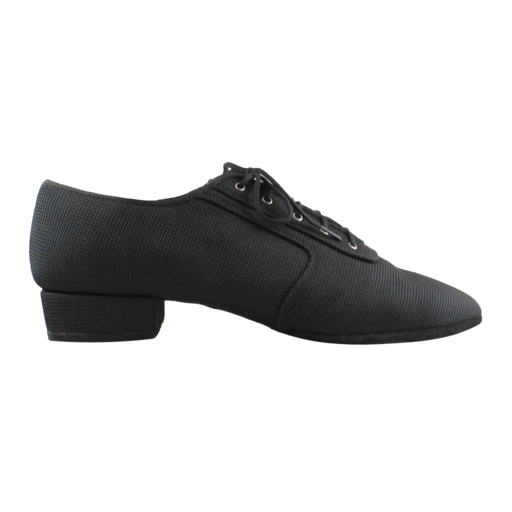 Men's Smooth Dance Shoes, 1109 Oxford Flexi M, Dragon Black Satin