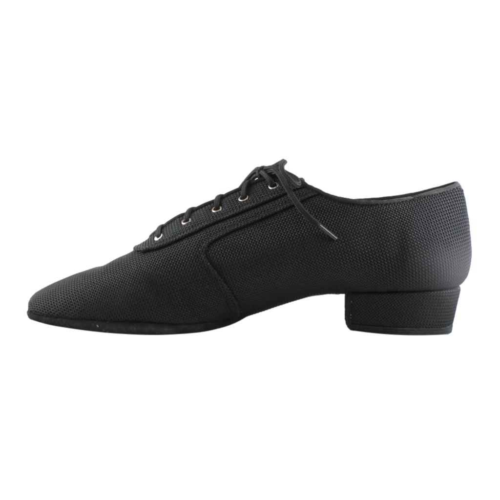 Men's Smooth Dance Shoes, 1109 Oxford Flexi M, Dragon Black Satin