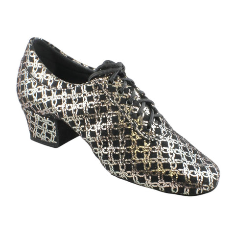 Women's Latin Dance Shoes, Model Gem, Ruby Red, Heel 3.5"