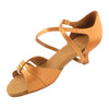 Women's Latin Dance Shoes, 2274 Tatiana, Gold Cedar, Heel 5cm Flare W