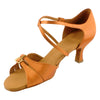 Women's Latin Dance Shoes, 2274 Tatiana, New Cedar Satin, Heel 6cm Flare W