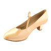 Women's Standard Dance Shoes, 6601 Premium P, Tan, Cuban Heel