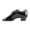 Men's Latin Dance Shoes, 1207 Profi, Black Patent Leather